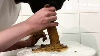dirty dildo suck and eat