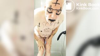 satan slave does a scat session