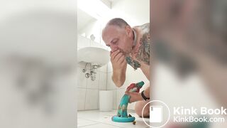 Extrem dildo and scat Esse meine Scheisse