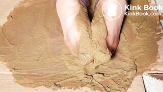 nyloned asian play dirty dog scat gunky feets