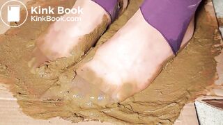 nyloned asian play dirty dog scat gunky feets