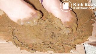 nyloned asian play dirty dog scat gunky feets