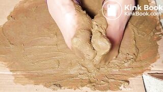 nyloned asian play dirty dog scat gunky feets