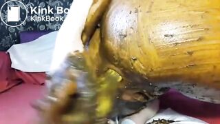 How to eat scat corn( messy anal)