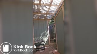 Senior bi guy covered in shit