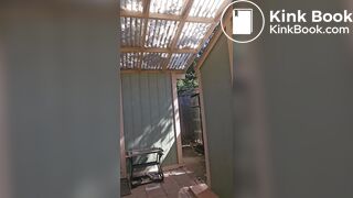 Senior bi guy covered in shit