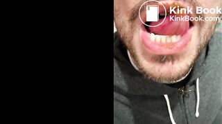 guy shits and eats it, with photos