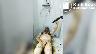 Perverted Satan Scat Slave Takes A Satan Enema Par