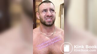 Body didn't make it to the toilet. He took a shit