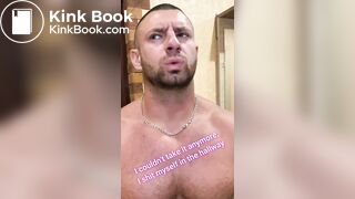 Body didn't make it to the toilet. He took a shit