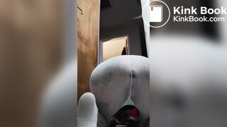 #white #pantyhose #pooping #scatbook #shit