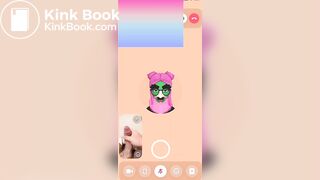 Gay guy pooping on snapchat video call