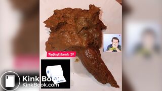 Scat solo male with dirty dildo play. 2024