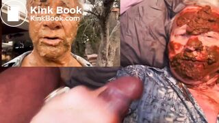 Total human toilet, scat eater for all black men