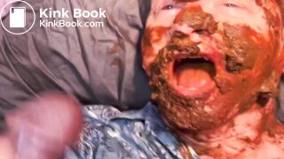 Total human toilet, scat eater for all black men