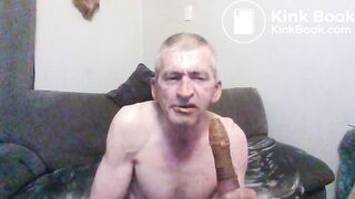 scat cleaning dildo chew and swallow