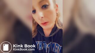 Girl enjoys eating her shit