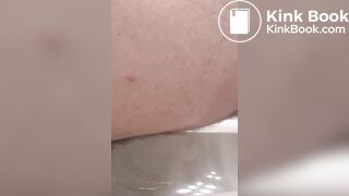 Big shit in sink big ass sound