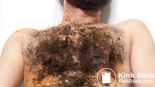 guy shitting and jerking and smearing and cumming