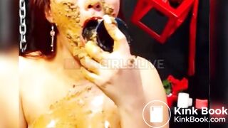 SCAT SLUT CAMGIRL DIRTY ANAL, EAT SHIT, PUKE & PIS