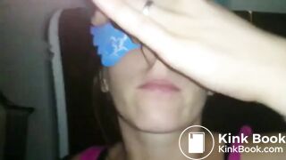 Female scat slave eats her shit