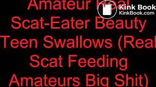 Female scat slave eats her shit