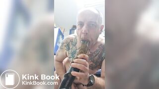 scat dildo blowjob and shit eating