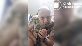 scat dildo blowjob and shit eating