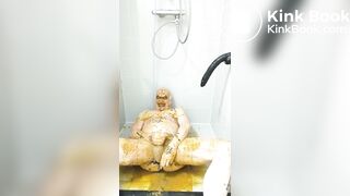 satan slave is ready for his scat sacrifice 2