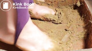 great brown nylon stockings are so full of scat 3