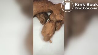 Lightskin black girl Ebony fat pussy Scat compilat