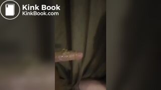 Goth emo sissy slut deep throats scat dildo.