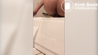 Huge Shit Alongside My Bathtub Wall @Cute_Loomer