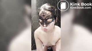 Eating all her shit - Scat slave girl Hades Angel