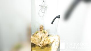 satan scat slave is ready for his scat offering