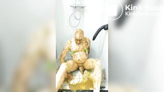 satan scat slave is ready for his scat offering