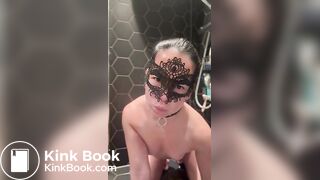 Eating her own shit - Scat slave girl Hades Angel