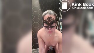 Eating her own shit - Scat slave girl Hades Angel