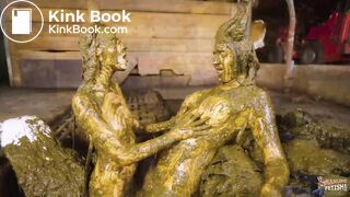 Devilish Seduction - lesbian sex in cowshit