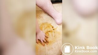 Destroying the bathroom floor