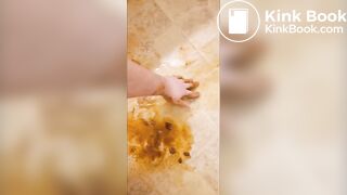 Destroying the bathroom floor