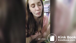 Princess eating a nugget