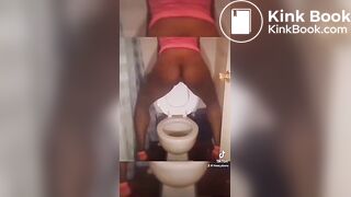 Long black girl Ebony scat compilation