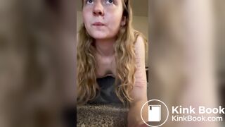 Mebtally Unstable Slutbag Eats Own Poop