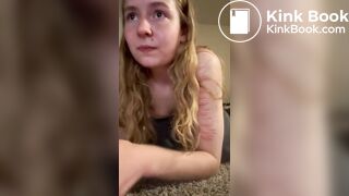 Mebtally Unstable Slutbag Eats Own Poop