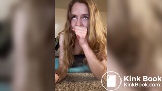 Mebtally Unstable Slutbag Eats Own Poop