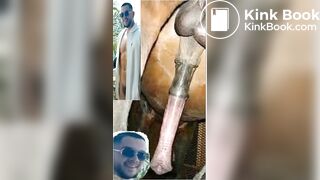 HORSE KuDuRoO DICK CUM MOUTH GIRL SCAT