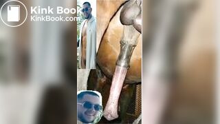 HORSE KuDuRoO DICK CUM MOUTH GIRL SCAT