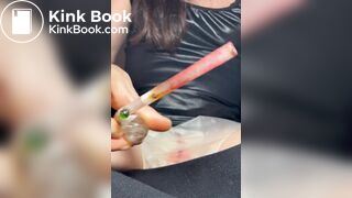 Smoking a Shitty Meth Pipe