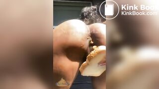 Scat in bread making shit sandwich ????